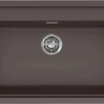 Prémium ELLECI - Mosogatótálca Sintesi 130 Keratek K87 Cocoa inox tartozékokkal LKS13087
