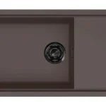 ELLECI - Mosogatótálca Sintesi 510 Keratek K87 Cocoa fekete tartozékokkal LKS51087BKM Vásárlói kedvenc
