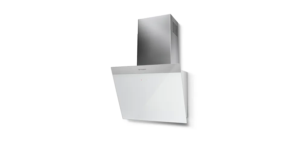 Csak ma Faber Daisy + WH A55 Fali páraelszívó, függőleges, 550 mm széles, Fehér 330.0612.375