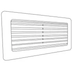 Akció Faber Dekoratív rozetta 220x90 mm, 112.0605.516