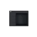 Legkelendőbb Franke Fragranit Centro 2.0 Black Collection CNG 611-62 Fekete matt mosogató, 114.0658.595