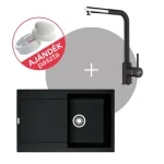 Ajánlat Franke Mosogató Maris MRG 611 és csaptelep SIRIUS DOCCIA L szett + Ajándék többfunkciós paszta FR1301195