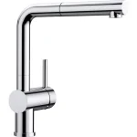 Azonnali szállítás Blanco LINUS-S mosogató csaptelep, kihúzható zuhanyfejjel, króm 512200