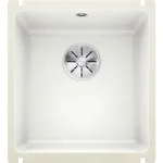 Blanco Subline 375-U egymedencés 41,4x45,6 cm kerámia mosogató, fényes fehér 523726 Biztonságos fizetés