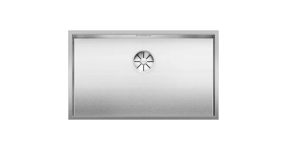 Biztonságos fizetés Blanco Zerox 700-U egymedencés rozsdamentes acél mosogató 74x44 cm, durinox 521560