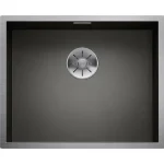 Expressz kézbesítés Blanco Zerox 500-U rozsdamentes sötét acél mosogató 54x44 cm kiegészítőkkel 526243