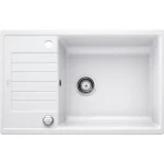 BLANCO ZIA XL 6 S Compact egymedencés, 78x50 cm-es gránit mosogató, csepegtetőtálcával, lefolyószabályozóval, fehér 523267 Legkelendőbb