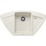Blanco Zia 9 E gránit mosogató 93x51 cm csepegtetővel és gyümölcsmosóval, törtfehér 527212 Biztonságos vásárlás