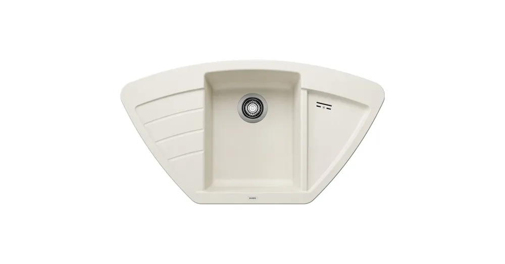 Blanco Zia 9 E gránit mosogató 93x51 cm csepegtetővel és gyümölcsmosóval, törtfehér 527212 Biztonságos vásárlás