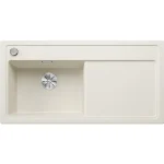 Legkelendőbb Blanco Zenar XL 6 S egymedencés gránit mosogató csepegtetővel 100x51 cm, balos / törtfehér 527187