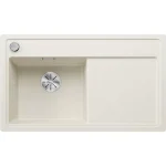 Biztonságos fizetés Blanco Zenar 45 S-F gránit mosogató csepegtetővel 85x50 cm, balos / törtfehér 527179