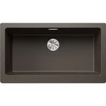 Blanco Vintera XL 9-UF egymedencés gránit mosogató 89,6x51 cm, kávé 526108 Rendeld meg most
