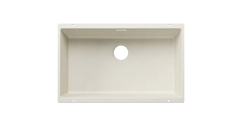 Népszerű BLANCO SUBLINE 700-U egymedencés, 73x46 cm-es gránit mosogató, lágy fehér 527804