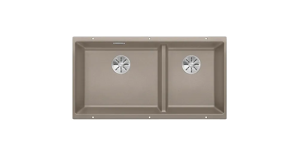 Blanco Subline 480/320-U két medencés gránit mosogató 85,5x46 cm kiegészítőkkel, tartufo 523591 Népszerű