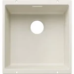 BLANCO SUBLINE 400-U egymedencés, 46x43 cm-es gránit mosogató, törtfehér 527788 Vedd meg most
