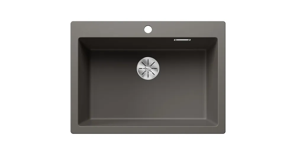 Legkelendőbb Blanco Pleon 8 egymedencés gránit mosogató 70x51 cm, vulkánszürke 527323