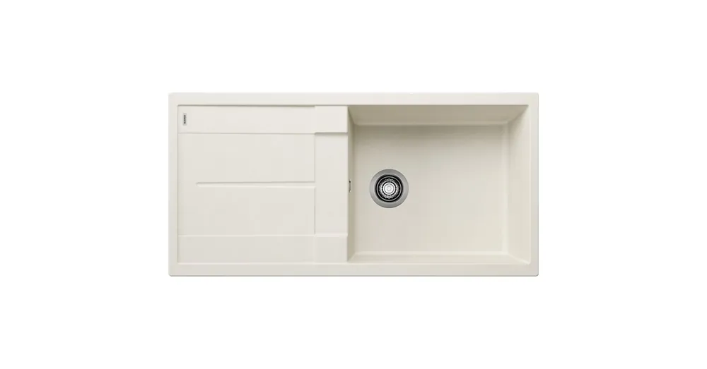 Prémium Blanco Metra XL 6 S gránit mosogató csepegtetővel 100x50 cm, törtfehér 527124
