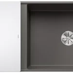 Blanco Axia III XL 6 S-F Silgránit mosogató excenterrel, üveg vágólappal, vulkánszürke 527236 Gyors szállítás