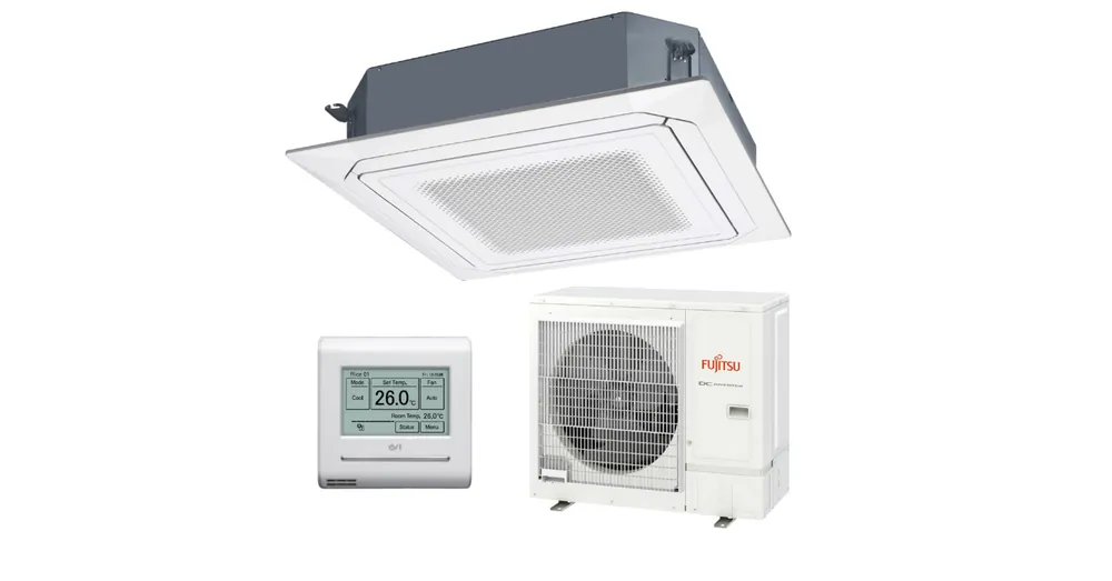 Akciós ár Fujitsu Eco AUXG36KRLB/AOYG36KATA mennyezeti split klíma (9.5 kW)