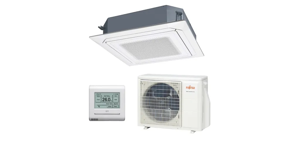 Nézd meg most Fujitsu Standard AUXG18KRLB/AOYG18KBTB mennyezeti split klíma (5.2 kW)