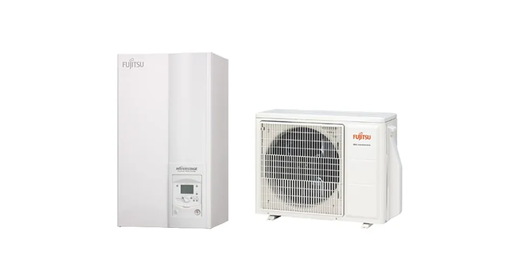 Legnépszerűbb Fujitsu Waterstage Comfort WSYA080ML3 / WOYA080KLT levegő-víz osztott hőszivattyú, 1 fázisú, R32, (7,5kW)
