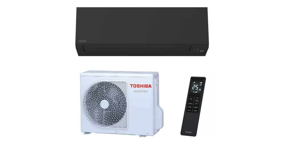 Szuper akció Toshiba SHORAI Edge Black RAS-B13G3KVSGB-E / RAS-13J2AVSG-E1 oldalfali split klíma (3.5 kW)
