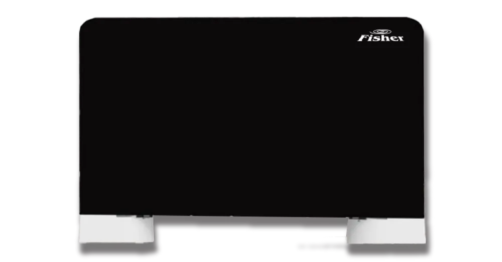 Fisher Design Fan-Coil FFP-SLIM-450L2V-B parapet/mennyezeti fan-coil, fekete (2.1 kW) Utolsó esély