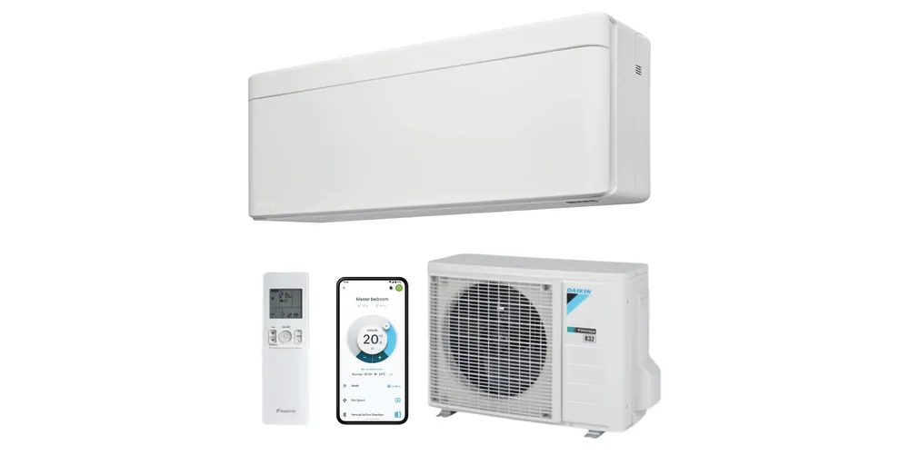 Bestseller Daikin Stylish FTXTA30CW/RXTA30C fűtésre optimalizált oldalfali split klíma szett (3,0 kW)