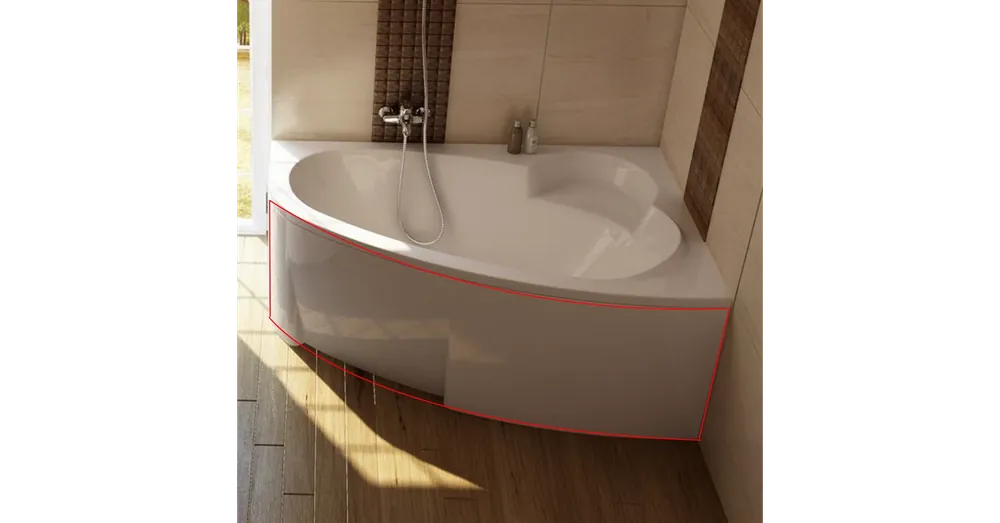 Alacsony ár Ravak Asymmetric kádhoz előlap 150cm (Jobbos) CZ45100000