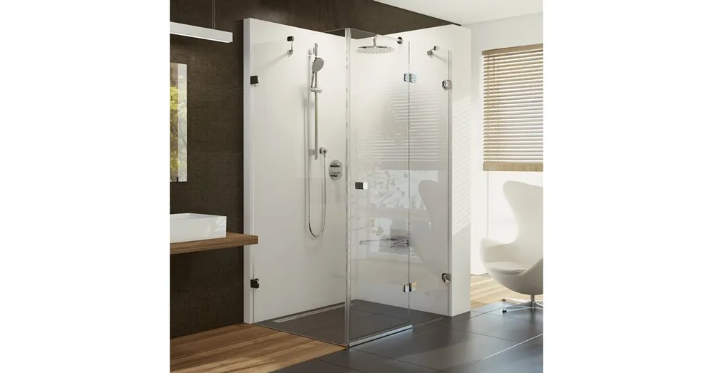 Bestseller Ravak Brilliant BSDPS-90 jobb (króm+transparent) zuhanykabin,0UP77A00Z1