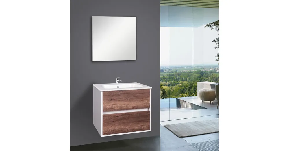 Wellis Ginger 80 2 fiókos mosdószekrény 79x45x55 cm Kedvezményes ár