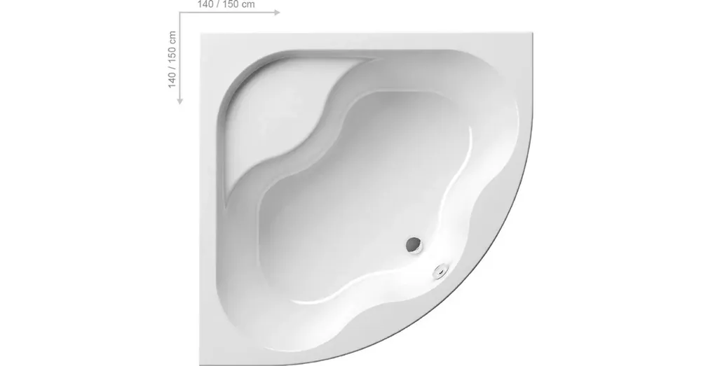 Szuper ajánlat Ravak Gentiana 140 kád 140x140 CF01000000