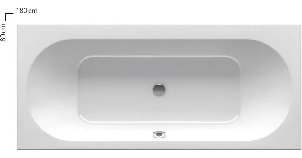 Akciós ár Ravak City Slim kád 180 x 80 fehér C921300000