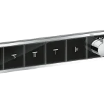 Azonnal elérhető Hansgrohe RainSelect zuhanycsaptelep színkészlet 5 fogyasztóhoz, falsík alatti szereléshez, fekete/króm 15358600