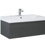 Arezzo Monterey 80cm-es alsószekrény 1 fiókkal magasfényű szürke AR-167080 Biztonságos fizetés