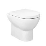 Azonnal elérhető Roca Tipo falhoz illeszkedő kompakt álló WC-csésze, fali vagy beépített tartályhoz, mélyöblítésű, Vario lefolyós, szerelőkészlettel A347757000
