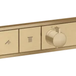 Újdonság Hansgrohe RainSelect Termosztátátos csaptelep, szálcsiszolt bronz 15380140