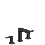 Azonnal elérhető Hansgrohe Talis E 3-lyukú mosdócsaptelep automata lefolyó-garnitúrával matt fekete 71733670