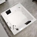 Azonnal elérhető Kolpa-San Samson 180x160/M2O-2 Beépíthető asszimetrikus sarokkád 2 előlappal kombinált masszázs rendszerrel 995470