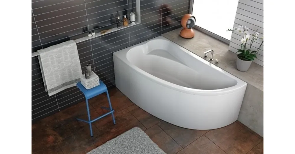 Kolpa-San Calando-D 150x85 Beépíthető aszimmetrikus sarokkád 592970 jobbos Prémium
