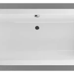 Wellis Tengiz 180x80 cm egyenes kád kádlábbal AK00529 Újdonság