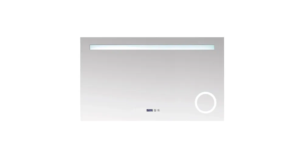 Wellis Rodos 120x70 cm fürdőszobai tükör LED világítással, kijelzővel WB00326 Azonnal elérhető