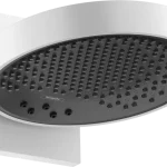 Ajánlat Hansgrohe Rainfinity Fejzuhany 250 3jet fali csatlakozóval EcoSmart 9 l/perc, matt fehér 26233700