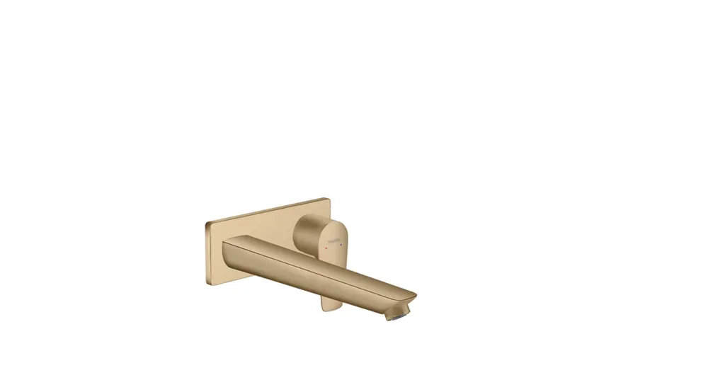 Olcsóbb Hansgrohe Talis E egykaros fali mosdócsaptelep falsík alatti szereléshez, szálcsiszolt bronz 71734140