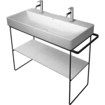 Duravit DuraSquare 100-as mosdóhoz álló fém állvány, matt fekete 0031034600 Gyors szállítás