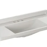 Újdonság Duravit Starck 3 105x48,5 cm mosdó túlfolyó nélkül, három csaplyukkal 0304100044