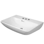 Duravit ME by Starck 60x40 cm mosdó három csaplyukkal 2343600030 Szezonális akció