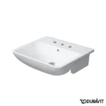 Duravit ME by Starck 55x45,5 cm félig beépíthető mosdó három csaplyukkal 0378550030 Olcsóbb
