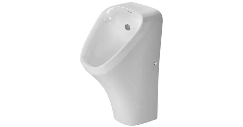Ajánlat Duravit Durastyle hátsó vízbekötésű piszoár, öblítőperem nélkül, légymatricával 2806300007