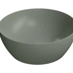 Azonnal elérhető Sapho PURA Mosdó, pultra helyezhető, O42x16cm matt agave (885104)